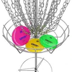 DiscGolf24 Galvanised Competition Basket -Casual Game Store 317 1703 S04 V01