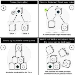 Two46 "Stakk Outdoor" Throwing Game 12 Two46 "Stakk Outdoor" Throwing Game -Casual Game Store 319 9901 6