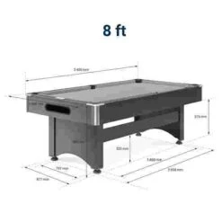 Sportime "Galant Black Edition" Pool Table -Casual Game Store 351 3024 T02 v01
